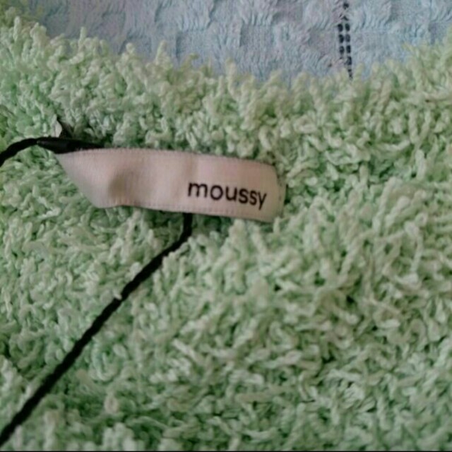 moussy(マウジー)のmoussy ショート丈ニット レディースのトップス(ニット/セーター)の商品写真