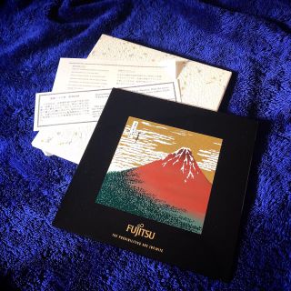 フジツウ(富士通)の【マウスパッド】浮世絵 赤富士 富士山 Fujitsu 富士通(PC周辺機器)