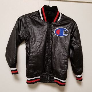 チャンピオン(Champion)のChampion◆チャンピオン裏地モコモコジップアップジャケットコート黒140(ジャケット/上着)