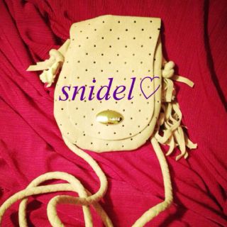 スナイデル(SNIDEL)のsnidel♡未使用♡ポシェット(クラッチバッグ)