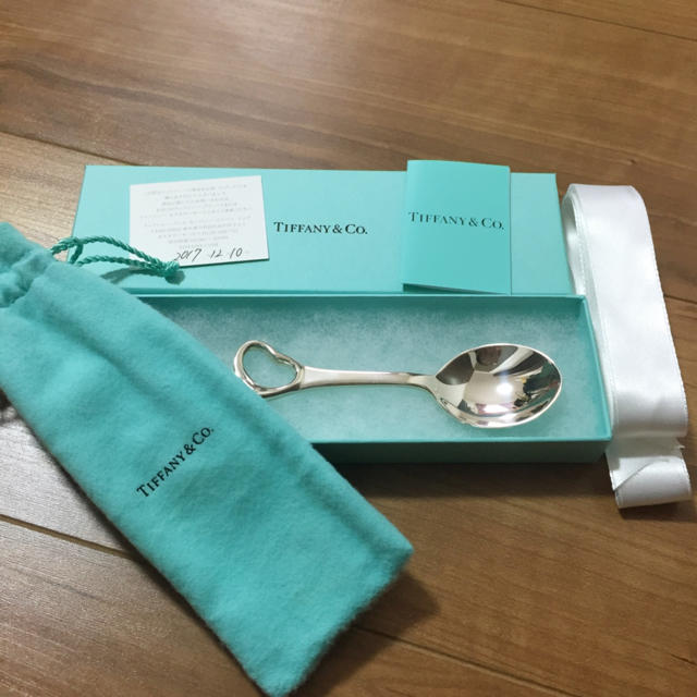 Tiffany & Co.(ティファニー)の★週末値下げ　ティファニー　オープンハート　スプーン　 キッズ/ベビー/マタニティのメモリアル/セレモニー用品(その他)の商品写真