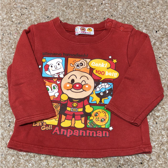 アンパンマン(アンパンマン)のアンパンマン トレーナー 90 キッズ/ベビー/マタニティのキッズ服男の子用(90cm~)(Tシャツ/カットソー)の商品写真