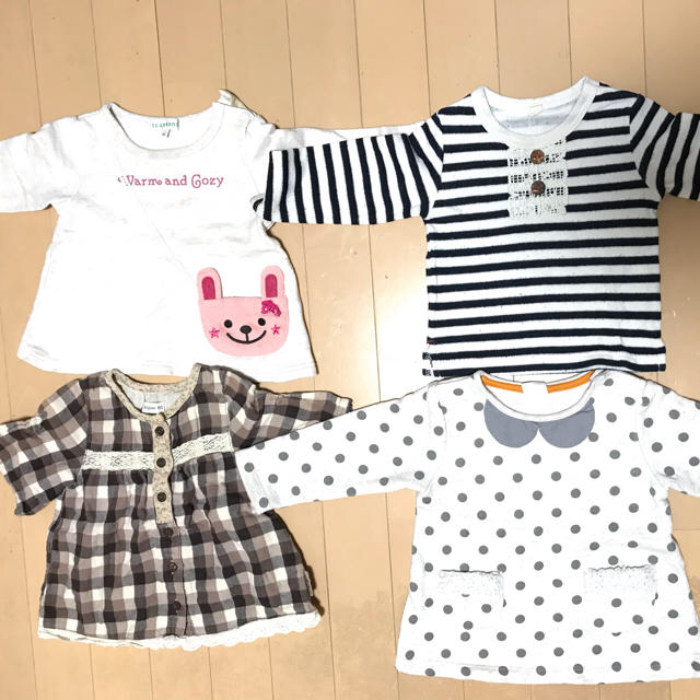 3can4on(サンカンシオン)の80cm女の子ナチュラル系まとめ売り★ビケット3can4onマザーグース他★ キッズ/ベビー/マタニティのベビー服(~85cm)(その他)の商品写真