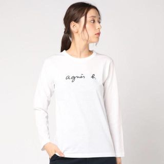 アニエスベー(agnes b.)のアニエス・ベー 長袖 ホワイト T2(Tシャツ(長袖/七分))