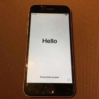 アップル(Apple)のiPhone 6 シルバー 16GB  ドコモ(携帯電話本体)