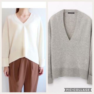 マカフィー(MACPHEE)のショコラ様専用 マカフィー★2017AW ウールカシミヤVネックニット(ニット/セーター)