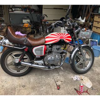 ホンダ CB250T タンク外装カウルサイドカバー ホーク バブ CB250N