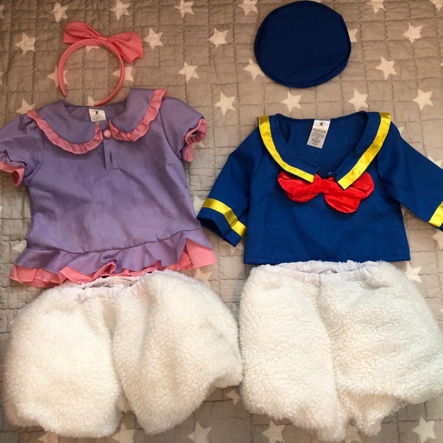 Disney(ディズニー)のごんちゃん様専用ドナルドダック&デイジーコスチューム  エンタメ/ホビーのコスプレ(衣装)の商品写真