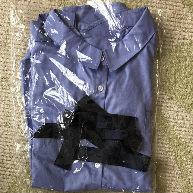 バックリボンシャツ レディースのトップス(シャツ/ブラウス(長袖/七分))の商品写真