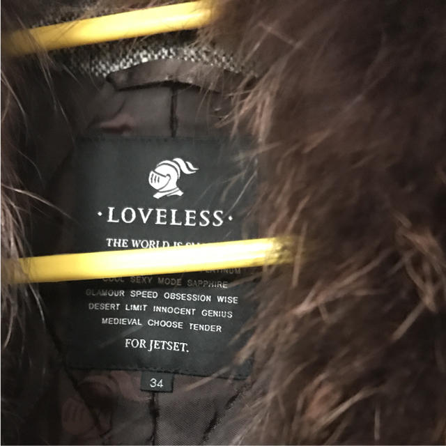 LOVELESS(ラブレス)のお値下げ！ファーコート ジャケット レディースのジャケット/アウター(ピーコート)の商品写真