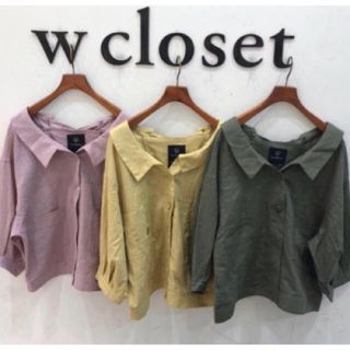 ダブルクローゼット(w closet)のw closet バックリボンシャツ(シャツ/ブラウス(長袖/七分))