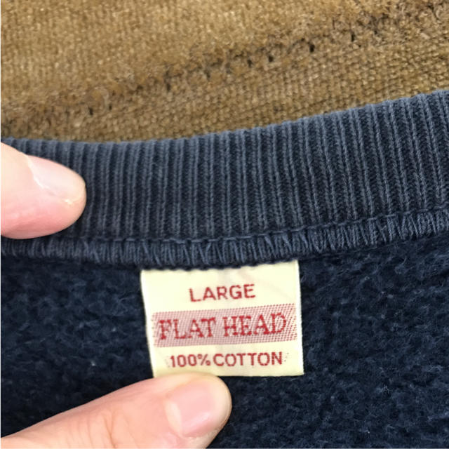 THE FLAT HEAD(フラットヘッド)のフラットヘッド スェットL メンズのトップス(スウェット)の商品写真