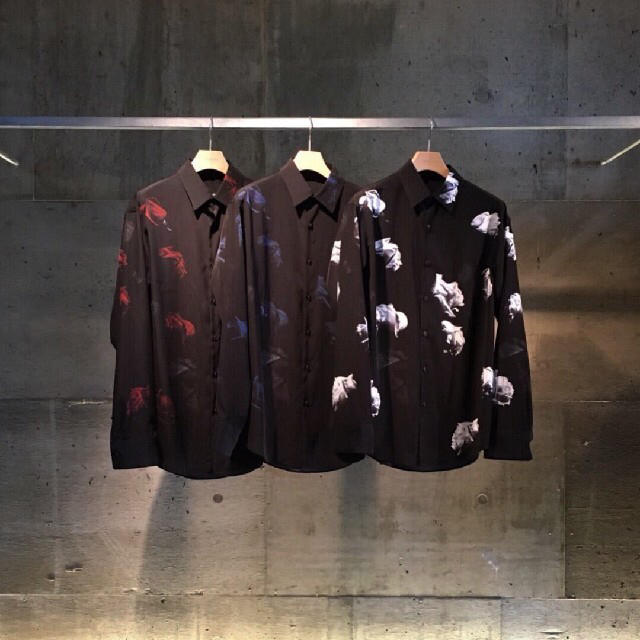 ラッドミュージシャン 18aw フラワーシャツ