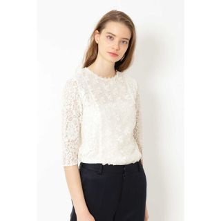 ジルスチュアート(JILLSTUART)の新品Jillstuart フィオナレースブラウス(シャツ/ブラウス(半袖/袖なし))