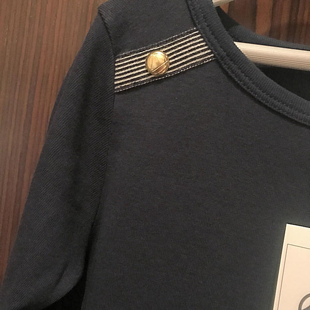 PETIT BATEAU(プチバトー)のプチバトー 17AW ヴィシーチェックコンビワンピース 5ans 新品 キッズ/ベビー/マタニティのキッズ服女の子用(90cm~)(ワンピース)の商品写真