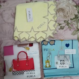 フルラ(Furla)のストロベリー様専用💗早い者勝ち💗フルラハンカチ3枚セット(ハンカチ)