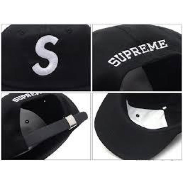 帽子supreme Sロゴキャップ