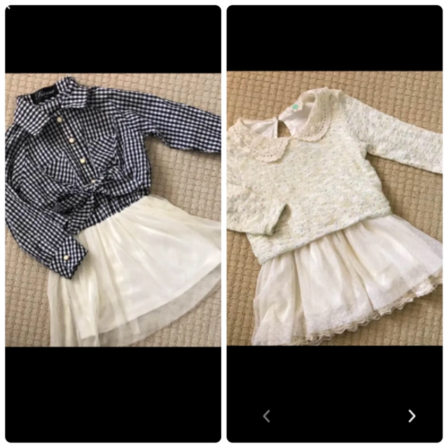 専用 キッズ/ベビー/マタニティのキッズ服女の子用(90cm~)(ワンピース)の商品写真