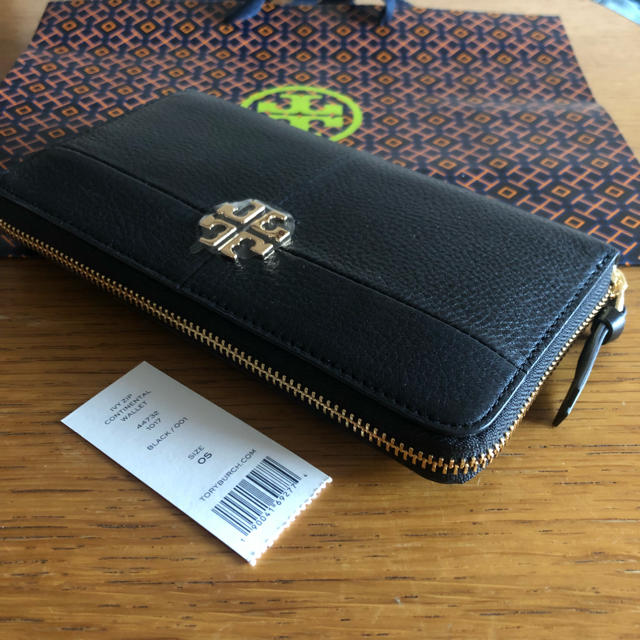 レディース【sale】 tory burch 新品 ivy 財布 黒