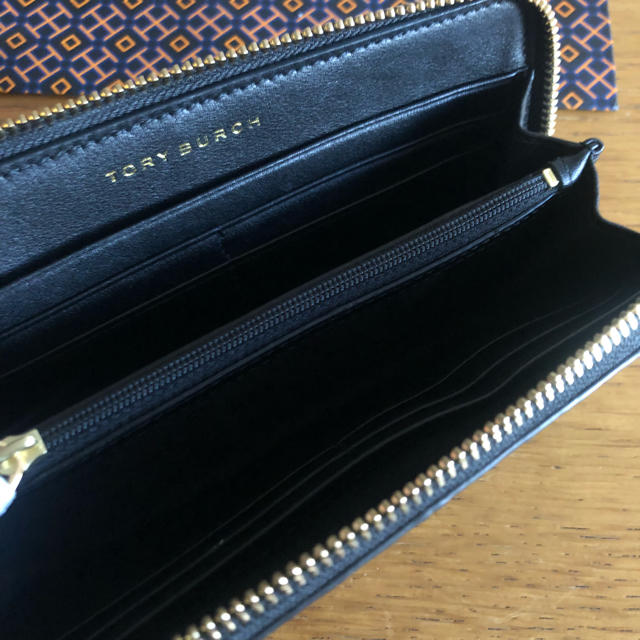 レディース【sale】 tory burch 新品 ivy 財布 黒