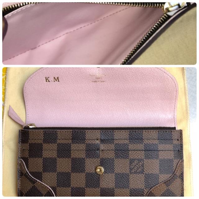 LOUIS VUITTON(ルイヴィトン)のルイ・ヴィトン ダミエ 長財布 ローズバレリーヌ レディースのファッション小物(財布)の商品写真