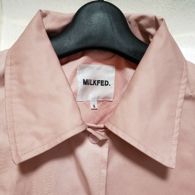 MILKFED.(ミルクフェド)のミルクフェド　コーチジャケット　　ピンク レディースのジャケット/アウター(ナイロンジャケット)の商品写真