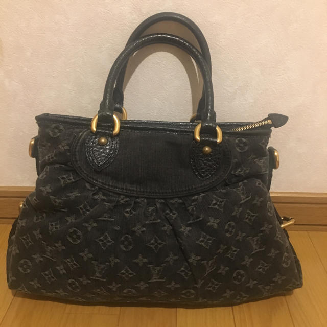 保存版】 LOUIS VUITTON ネオカヴィMM モノグラムデニム ルイヴィトン 商品を売る 【レア】値下げ ルイヴィトン モノグラム・デニム ネオ・カヴィ グレー ハンドバッグ