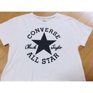 コンバース(CONVERSE)の【新品 未使用】コンバース 白 Tシャツ F(Tシャツ(半袖/袖なし))