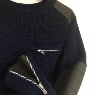 サカイ(sacai)のSnoopy386h 様 Sacai バックスリットニット 2016AW 美品(ニット/セーター)