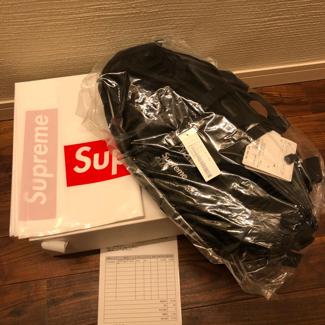 メンズ18AW Supreme Waist Bag ウエストバック 黒 国内正規品