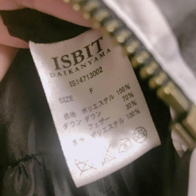 ISBIT(アイズビット)のISBIT❤️ギンガムチェックロングダウンコート レディースのジャケット/アウター(ダウンコート)の商品写真