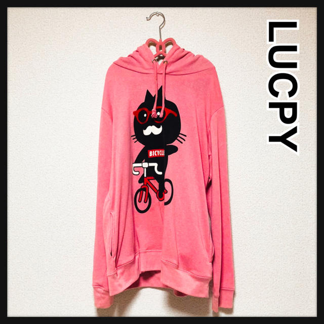 美品★LUCPY★ラッピー★ひげねこ★ピンク★パーカー | フリマアプリ ラクマ 美品★LUCPY★ラッピー★ひげねこ★ピンク★パーカー | フリマアプリ ラクマ