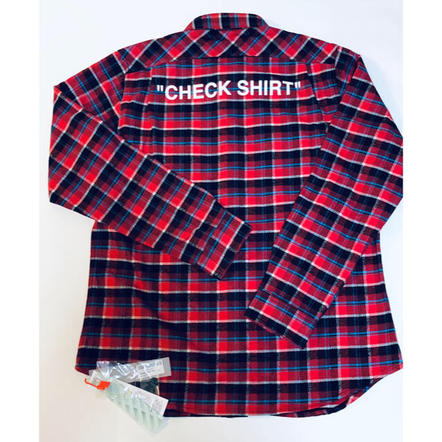 OFF-WHITE(オフホワイト)のオフホワイト 18AWチェックシャツCheck Shirt  サイズＬ メンズのトップス(シャツ)の商品写真