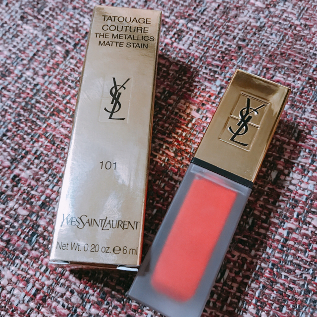 Yves Saint Laurent Beaute(イヴサンローランボーテ)のYSL タトワージュクチュール ザ メタリックス 101 コスメ/美容のベースメイク/化粧品(口紅)の商品写真