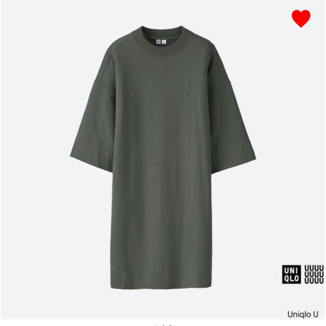 UNIQLO(ユニクロ)のライトスウェットチュニック レディースのワンピース(ミニワンピース)の商品写真