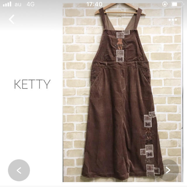 ketty(ケティ)のKETTY コーデュロイワンピース レディースのワンピース(ロングワンピース/マキシワンピース)の商品写真