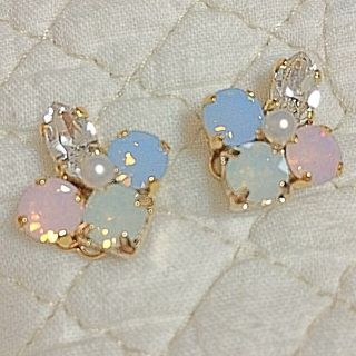 春色♡オパールカラースワロフスキー024(ピアス)