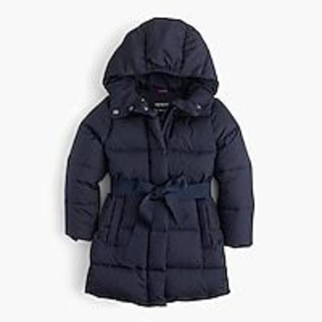 J.Crew(ジェイクルー)のj crew ジェイクルー ダウンコート　美品　100-110cm　プチバトー キッズ/ベビー/マタニティのキッズ服女の子用(90cm~)(コート)の商品写真