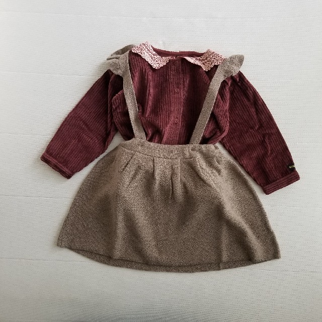 専用＊4Y♥BONJOUR DIARY コーデュロイ　ブラウス キッズ/ベビー/マタニティのキッズ服女の子用(90cm~)(ブラウス)の商品写真