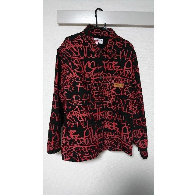 Supreme(シュプリーム)のブルーさん専用　Lサイズsupreme comme des garcons  メンズのジャケット/アウター(Gジャン/デニムジャケット)の商品写真