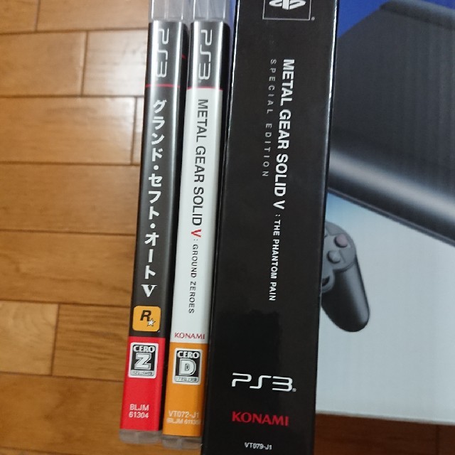 PlayStation3 500GB ソフト3本の通販 by メテオ's shop｜プレイステーション3ならラクマ - PlayStation3 チャコール・ブラック 高品質通販