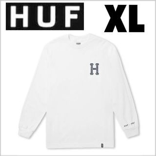 ハフ(HUF)のHUF Tシャツ 長袖 XL 白(Tシャツ/カットソー(七分/長袖))