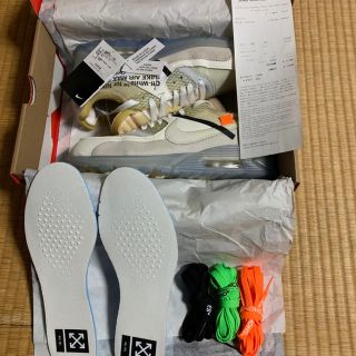 オフホワイト(OFF-WHITE)の27.0 nike the ten airmax 90オフホワイト (スニーカー)