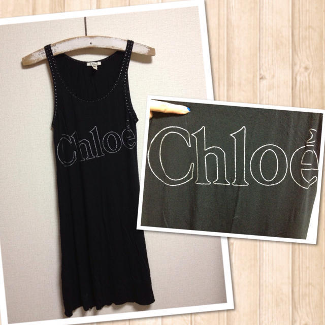 Chloe(クロエ)のchloe'ワンピ レディースのワンピース(ミニワンピース)の商品写真