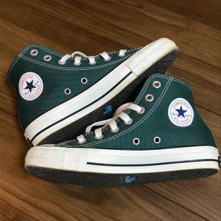 コンバース(CONVERSE)の【値下げ】コンバース グリーン 23㎝(スニーカー)