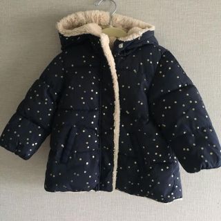 ザラ(ZARA)の【人気 完売商品】ZARA 裏ボアアウター 80 ネイビー(ジャケット/コート)