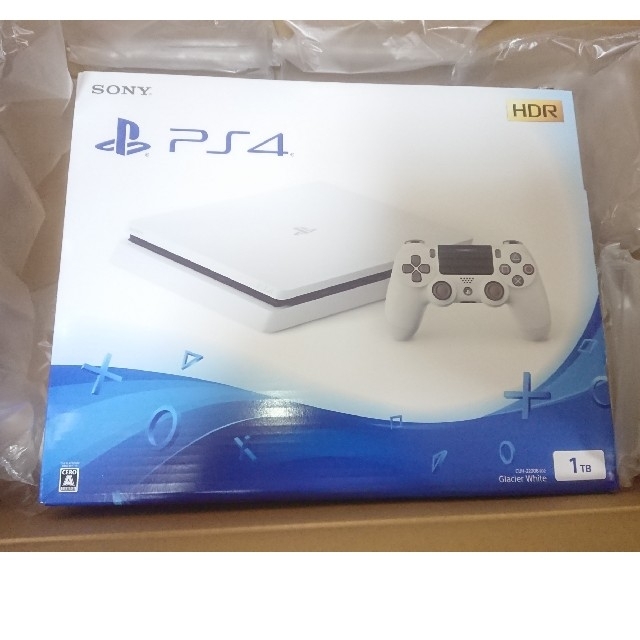 新品・未開封 PS4 本体 1TB グレイシャーホワイト 最新型エンタメ/ホビー