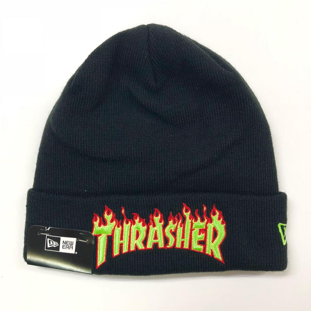 THRASHER(スラッシャー)の【SALE】 NEWERA × THRASHER［フレイムロゴニット］ レディースの帽子(ニット帽/ビーニー)の商品写真