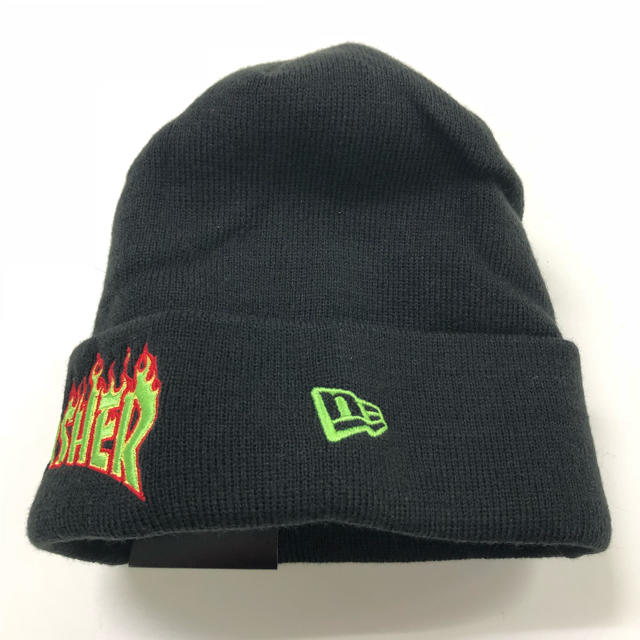 THRASHER(スラッシャー)の【SALE】 NEWERA × THRASHER［フレイムロゴニット］ レディースの帽子(ニット帽/ビーニー)の商品写真