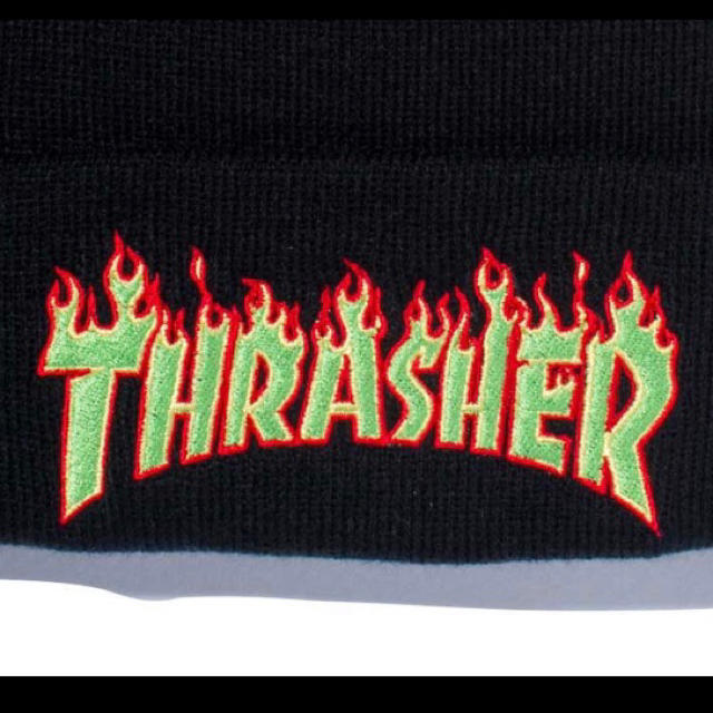 THRASHER(スラッシャー)の【SALE】 NEWERA × THRASHER［フレイムロゴニット］ レディースの帽子(ニット帽/ビーニー)の商品写真